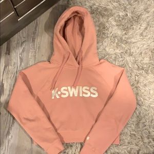 K Swiss crop hoodie